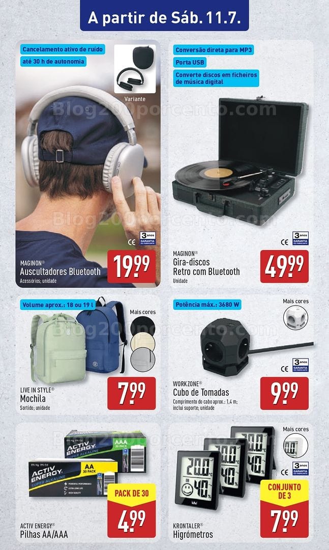 Antevisão Folheto ALDI Promoções de 6 a 12 julho